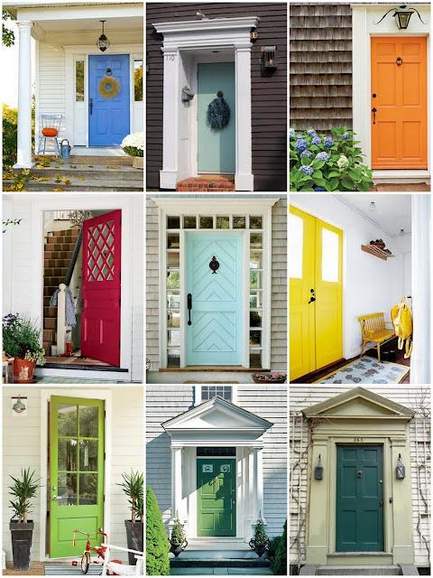Bright Color Wooden Best Door Designs Latest