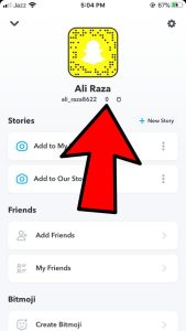 How to see your own snapchat score
