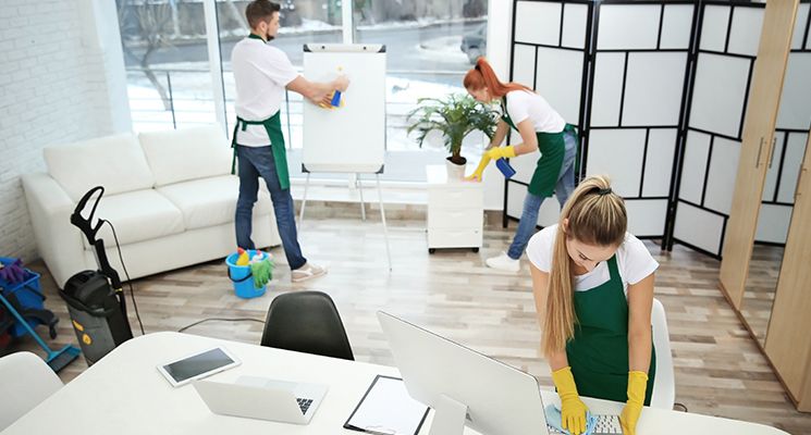 Save Time and Money with Cleaning Services at Your Workplace 