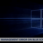HOW TO FIX MEMORY MANAGEMENT ERROR ON BLUE SCREEN OF WINDOWS 10