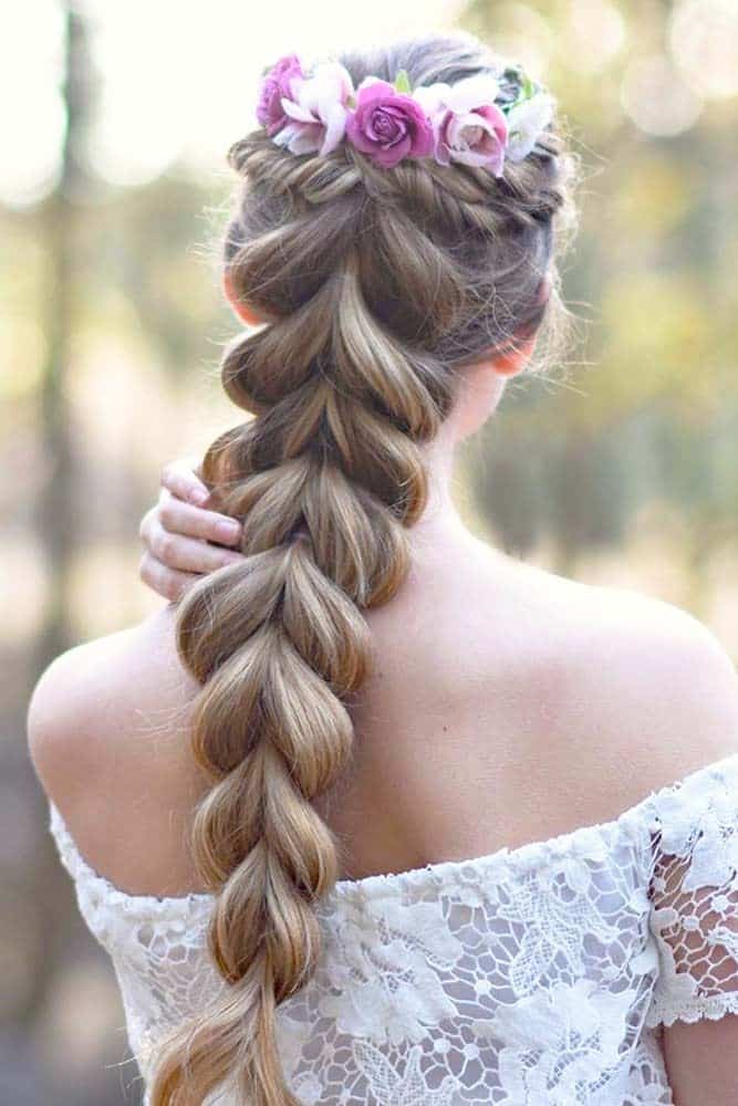 Twisted Braids - Baby Shower Hairstyle