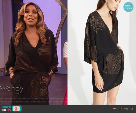 General hospital Worn On TV: Wendy's black and gold dress