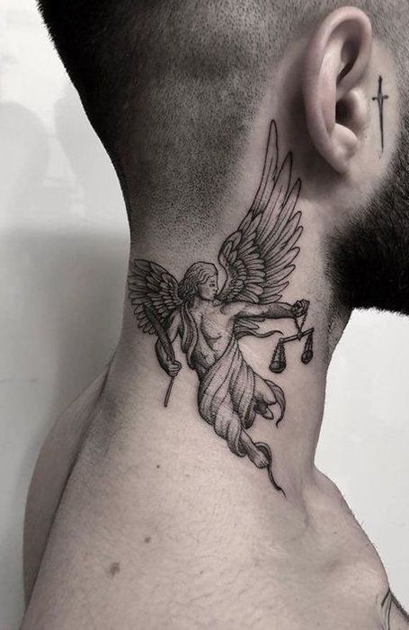 Christ gangsta neck tattoo designs