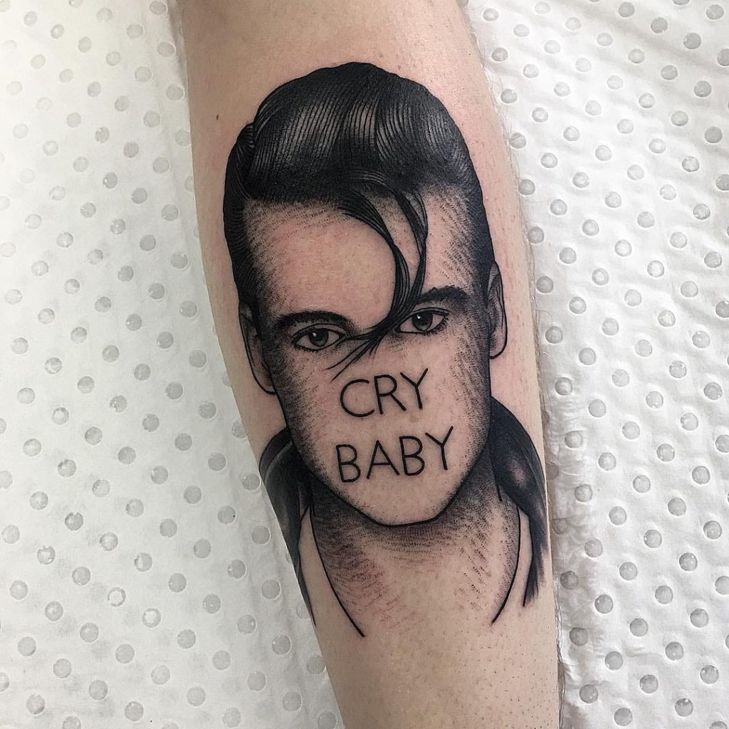 Cry Baby tattoo design