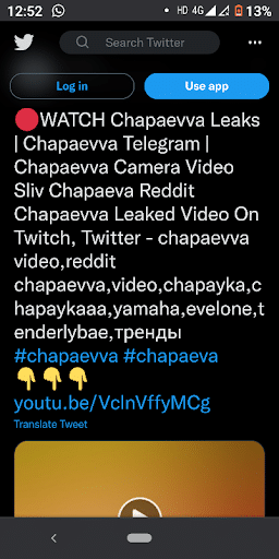 Sliv Chapaeva Leaked Video