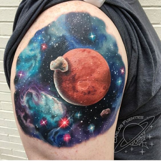 50 Mars Tattoo: A Journey of Body Art to the Red Planet