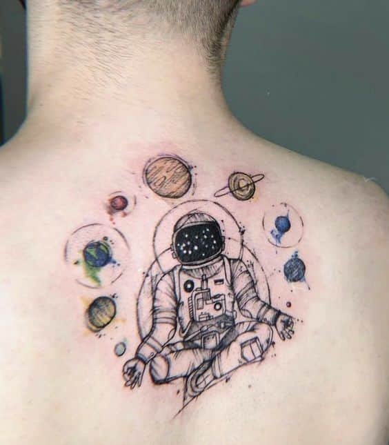 Mars in Astrology tattoo
