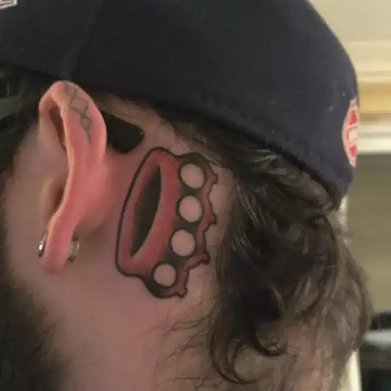 Behind The Ear Tattoo for Men 