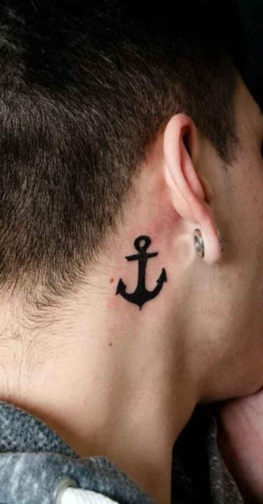 tattoo designs for men behind the ear