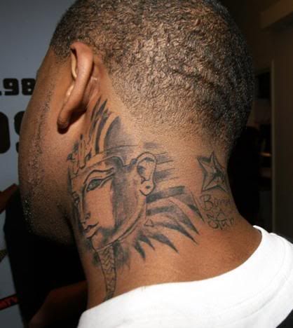 Tattoo for black male behind the ear tattoo 