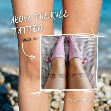 70 Perfect Above Knee Tattoo Designs