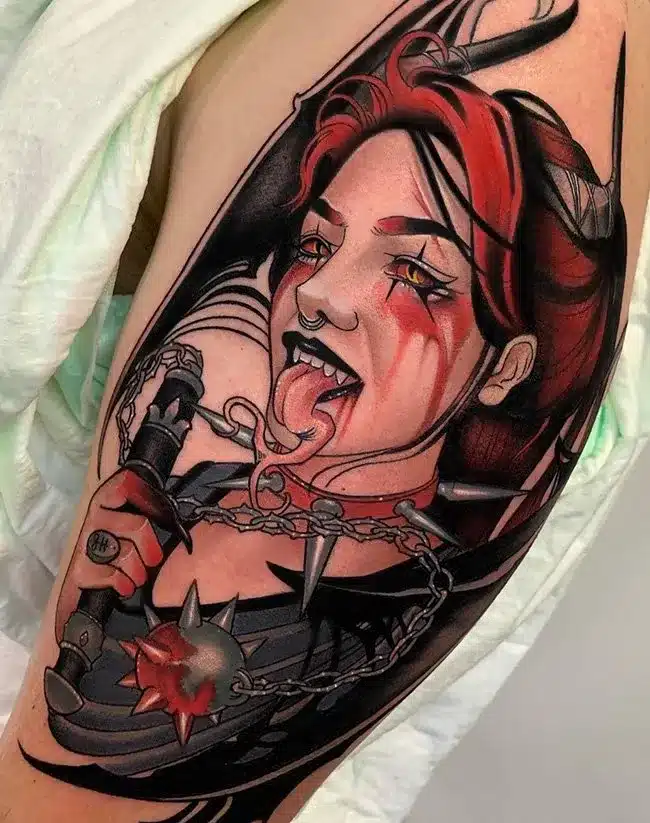 Blood Succubus Tattoo