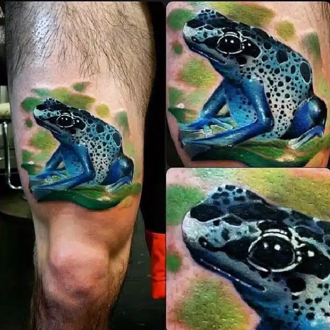 Frog tattoo Connection with the Natural World
