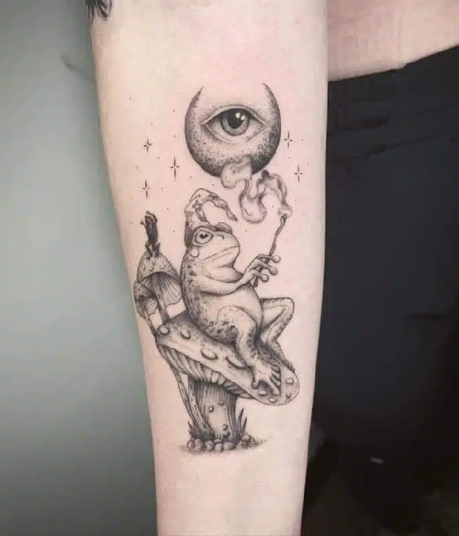 Spiritual and Mystical Significance frog Tattoo