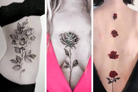 Rose Tattoo - Forearm Rose Tattoo - Black Rose Tattoo