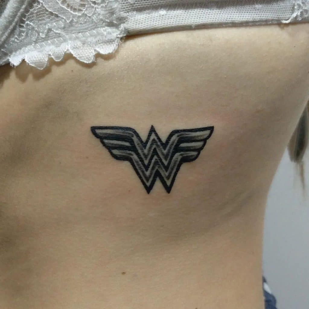 logo design for side belly tattoo for girls