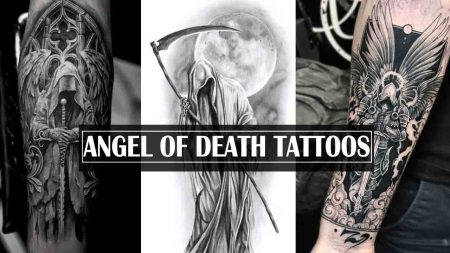 angel of death tattoos - azrael tattoo meaning
