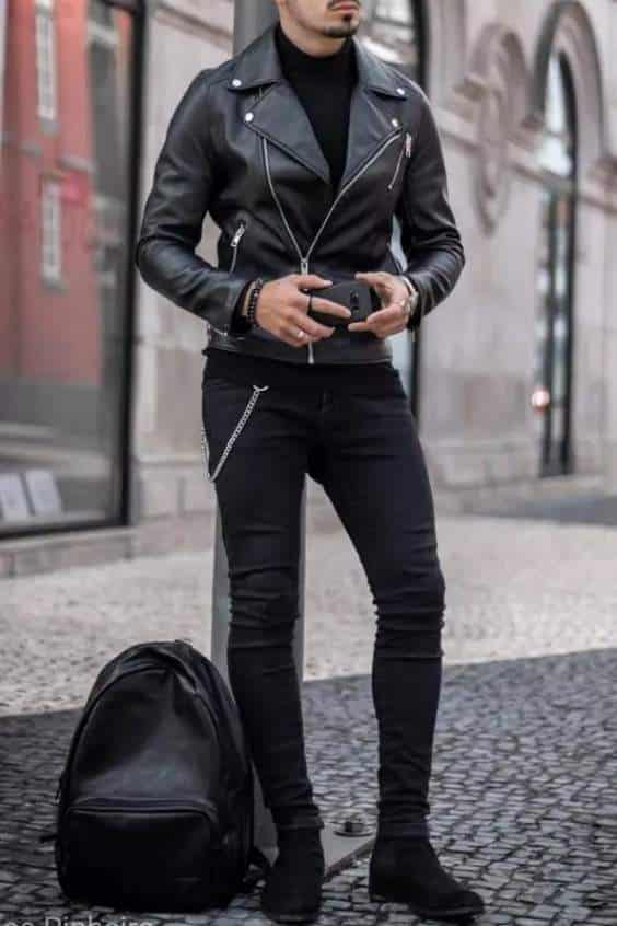 elegant Black Outfit for men