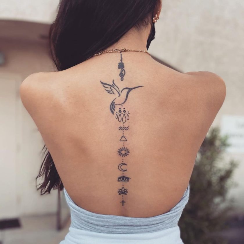 100+ Spine Tattoo ideas for Women
