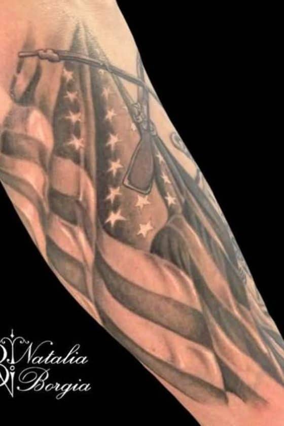 Ink of Freedom: Exploring the 50+ Symbolism of American Flag Tattoo
