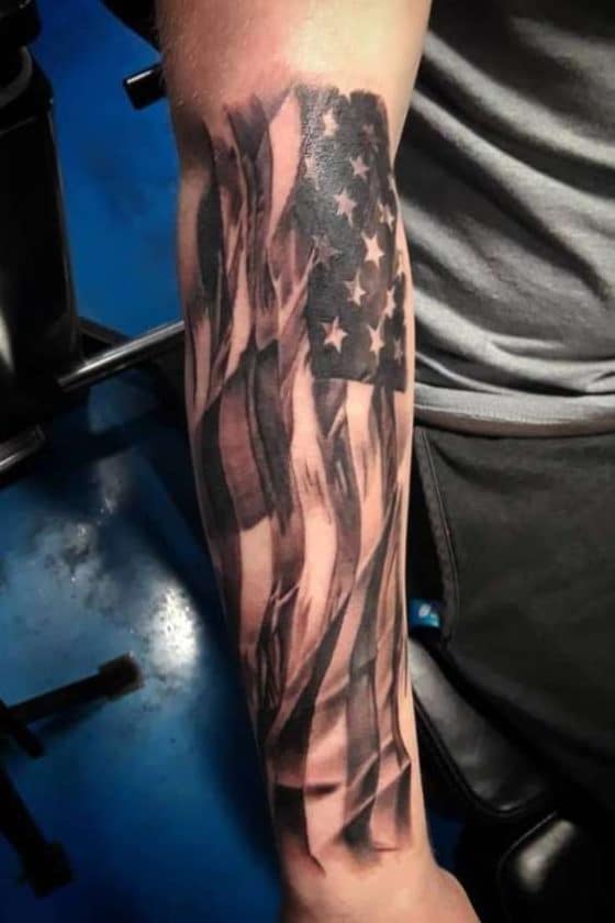 Ink of Freedom: Exploring the 50+ Symbolism of American Flag Tattoo