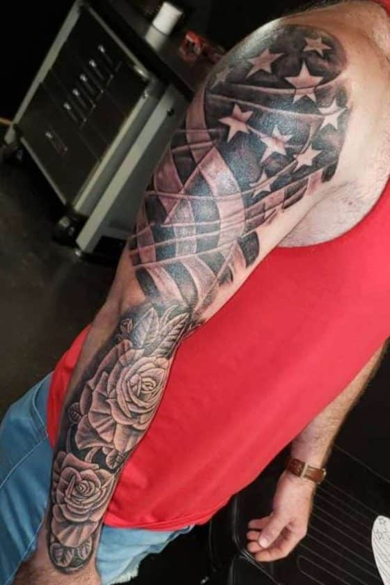 Ink of Freedom: Exploring the 50+ Symbolism of American Flag Tattoo