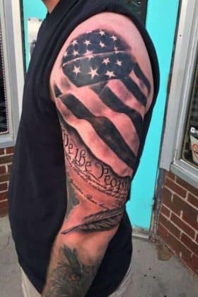 Ink of Freedom: Exploring the 50+ Symbolism of American Flag Tattoo