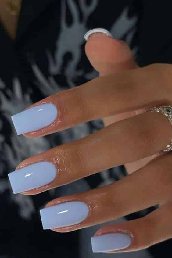 Best Light Blue Nails for a Stylish Korean Summer Look