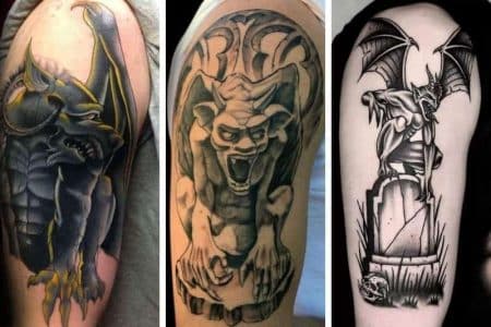 Gargoyle Tattoo - gothic gargoyle tattoo - medieval gargoyle tattoo