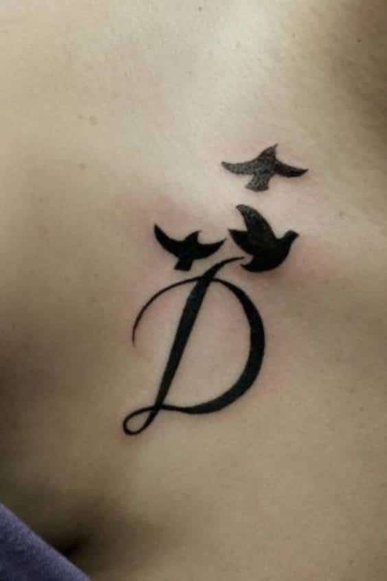 Initial Tattoo Designs - Get Permanent Initial Tattoos Of Loved One Name