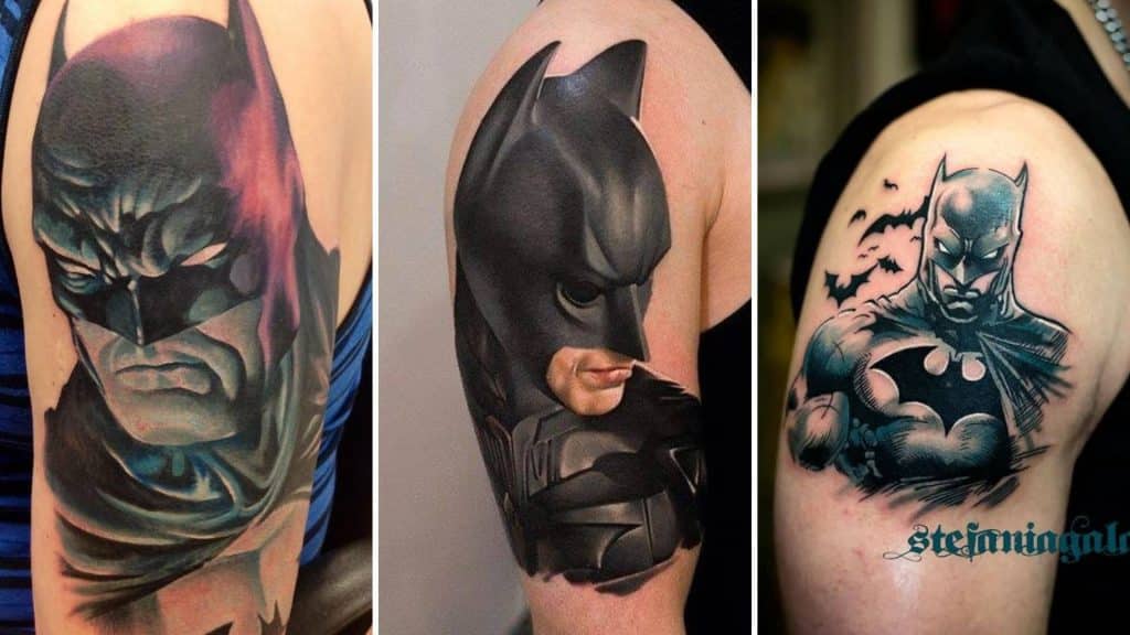 Batman tattoo plus a conversion of older Tattoos into Batman masks
