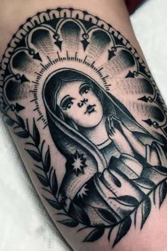Inspiring Virgin Mary Tattoos for Men
