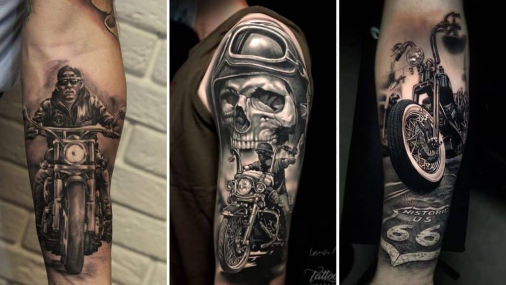 Harley Tattoo Art - Harley Bike Tattoos