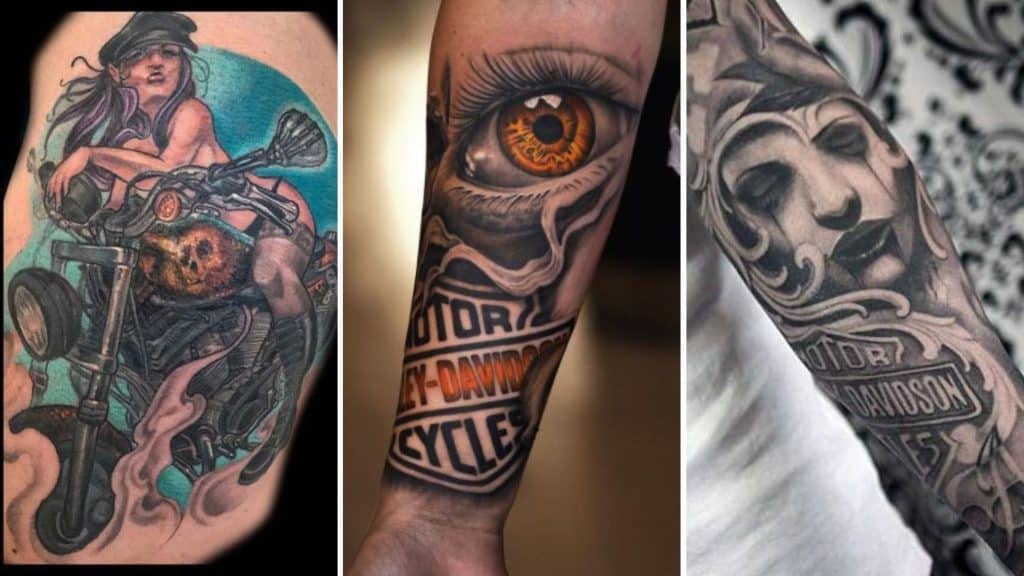 Quinn Harley Biker Tattoos for Women