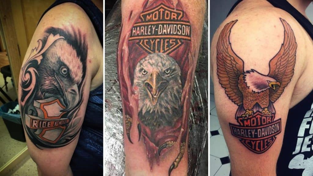 Best Harley Davidson Eagle Tattoos for Men and Women