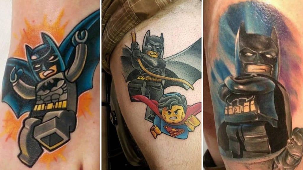 Lego Batman & Robin Tattoos