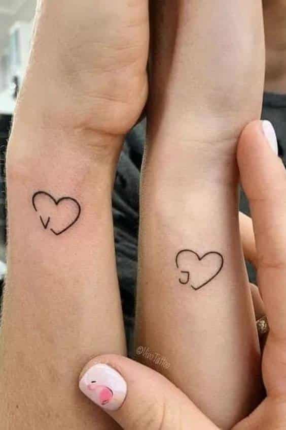 Soulmate Matching Couple Tattoos With Meaning