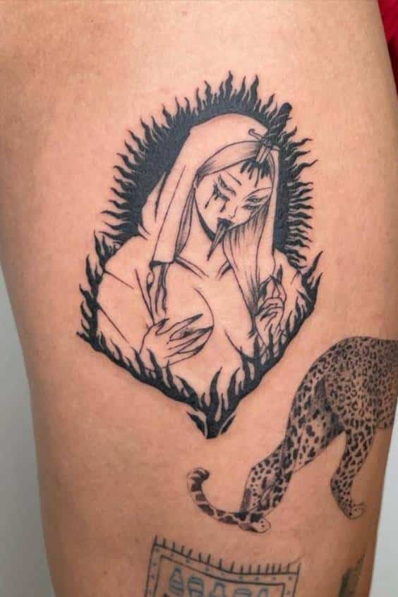 Catholic Mary Tattoo Designs