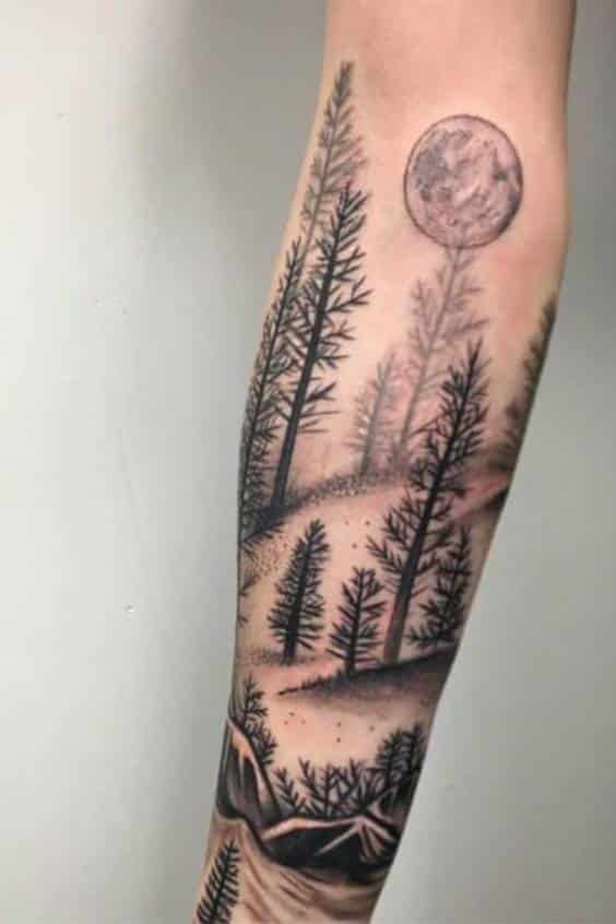 Amazing Pine Tree Tattoo To Inspire You In 2023