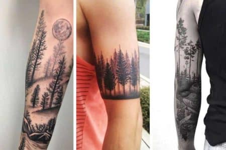 Pine Tree Tattoo