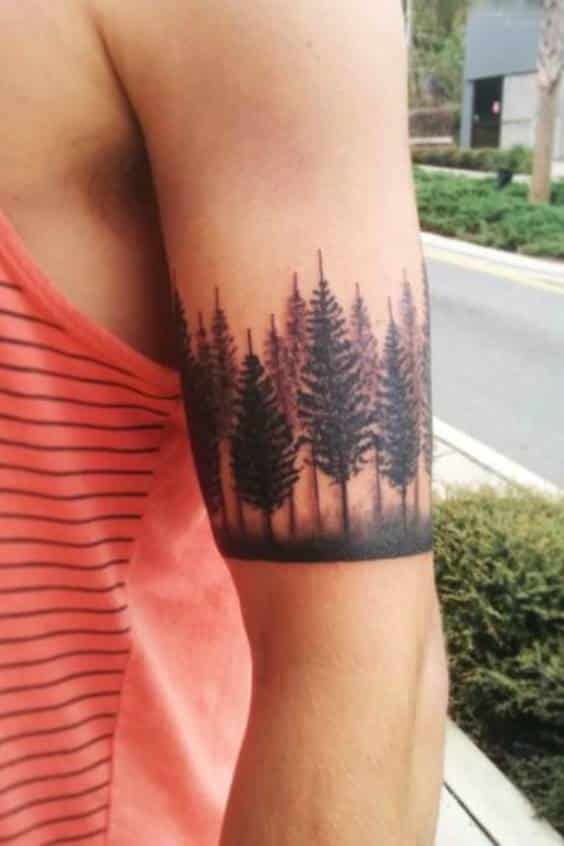 Inspired by Pine Tree Tattoo