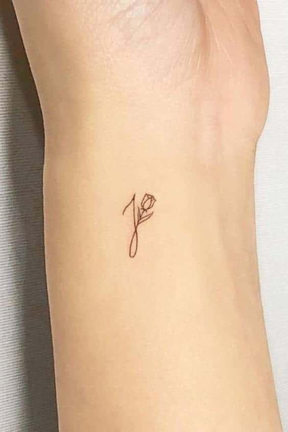 Initial Tattoos Perfect For Proclaiming Your Love For Your Partner
