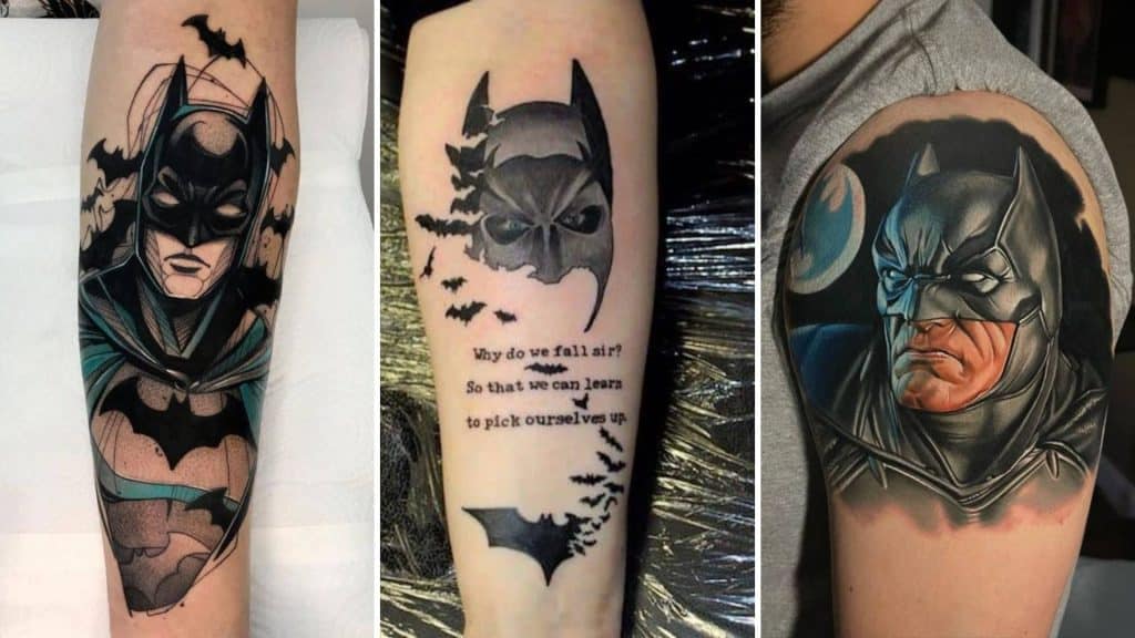 Batman Tattoos Sleeve for Batman Day