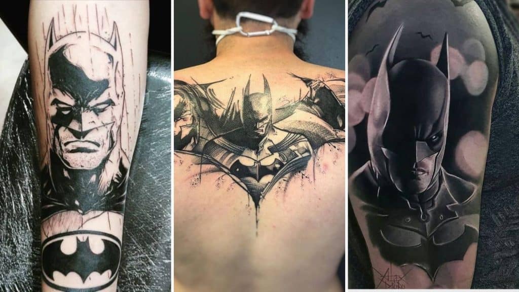 Batman Back Tattoo