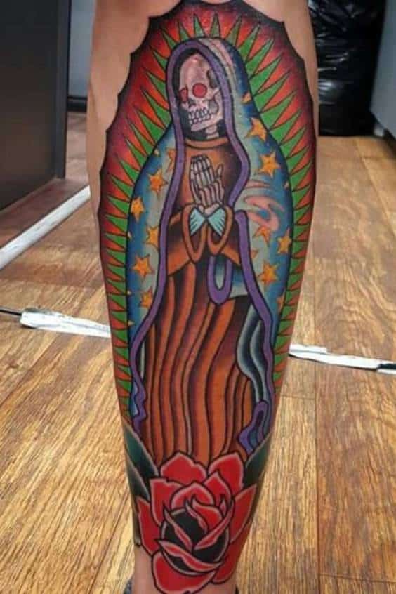 Day of the dead Virgin Mary