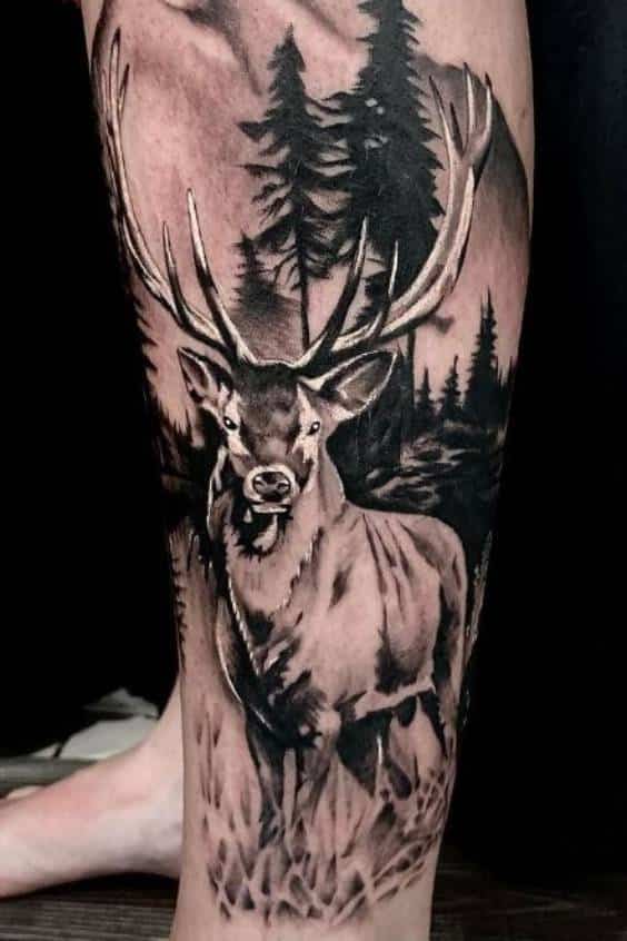 meaningful deer tattoo designs