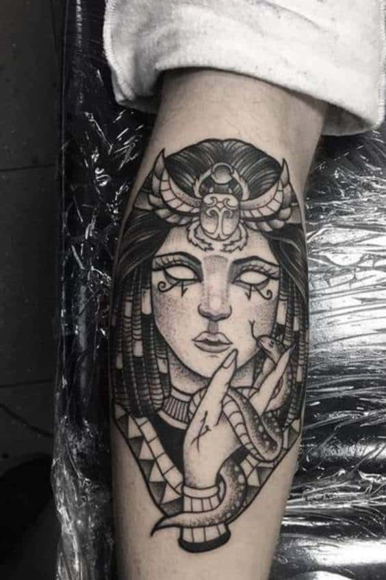 Best Egyptian Snake Tattoo Designs