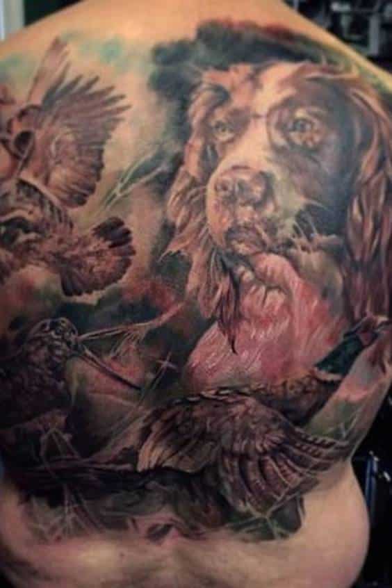 Dog Hunting Tattoos for Men