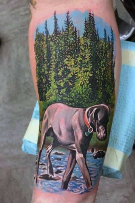 Vibrant Nature Tattoos for Men