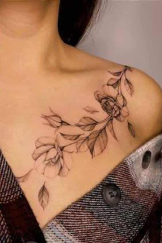Floral Vine Tattoos Ideas